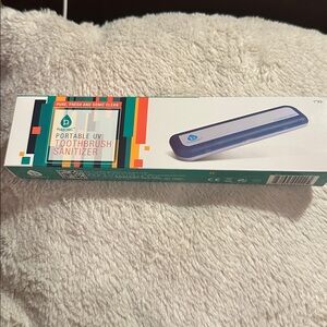 Pure Fresh Portable UV Toothbrush Sanitizer - White